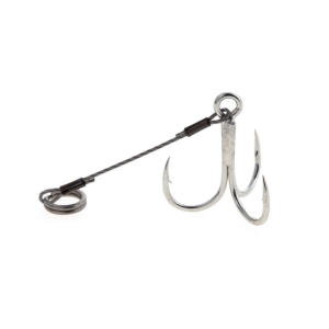 DECOY pavadėlis su trišakiu (stinger) WA-21 Wire Treble Assist 2vnt/pak